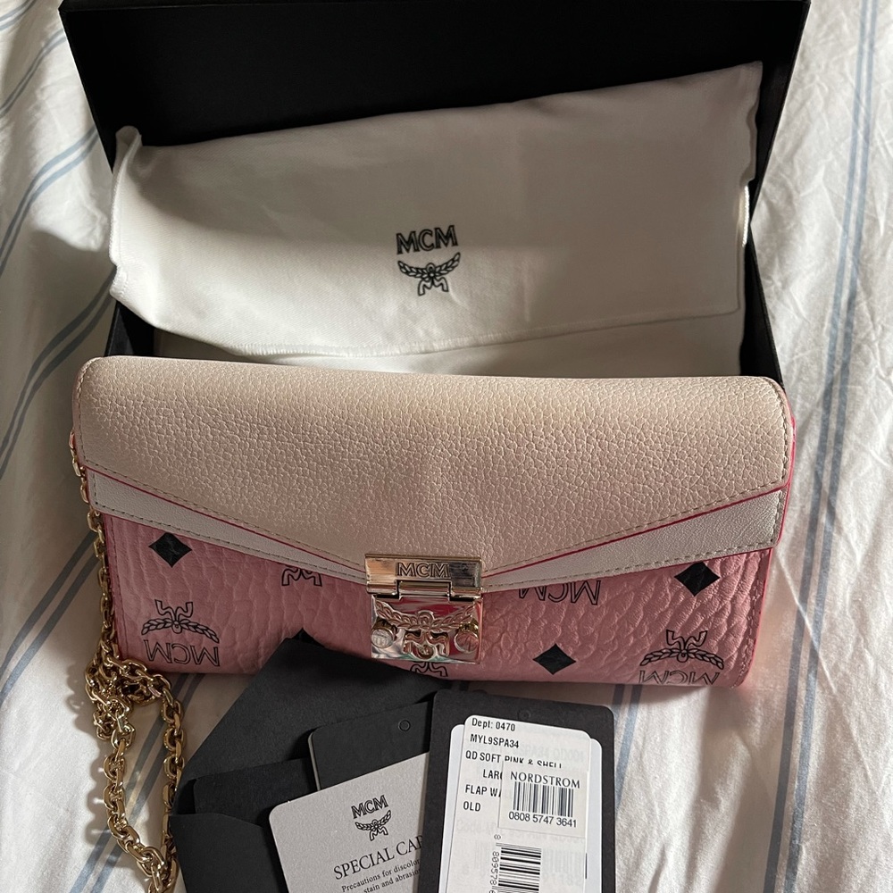Pink MCM wallet